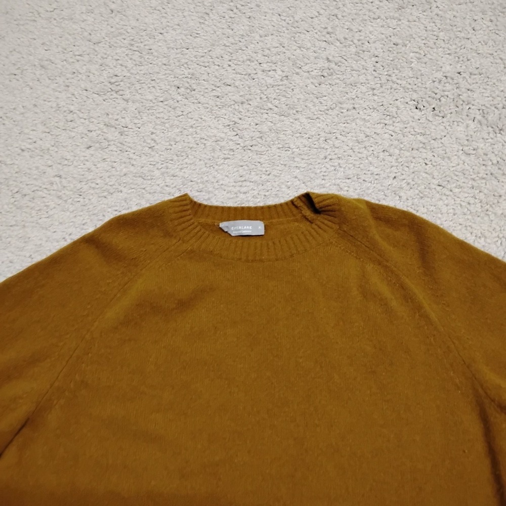 Everlane Sweater Womens XL Brown Cashmere Wool Lightweight Hiking Travel Soft - Picture 2 of 13